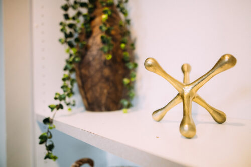 Decorative item placed on a shelf in dental practice office in Burien, WA