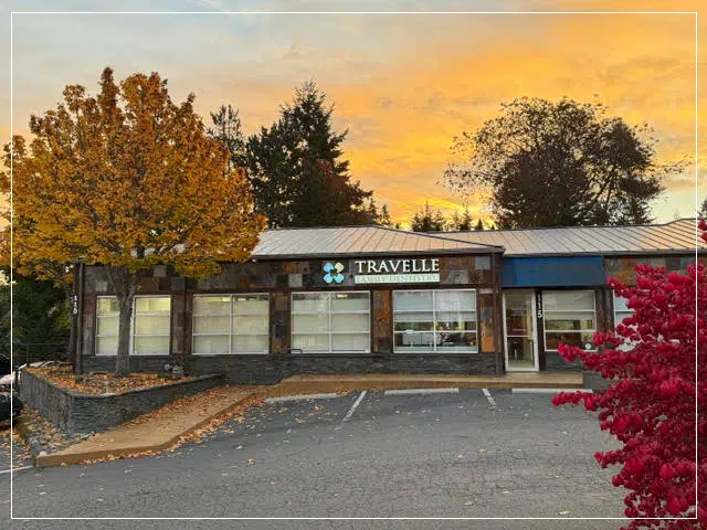 Entrance of Travelle Family Dentistry Office in Burien, WA